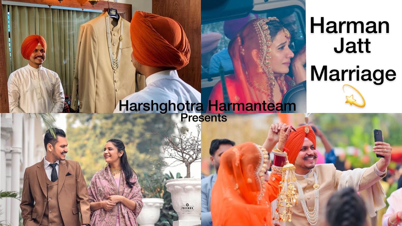 ਰੋਣਕ ਆਲੇ ਦਿੰਨ😍। Harman jatt marriage. Harshghotra Harmanteam।