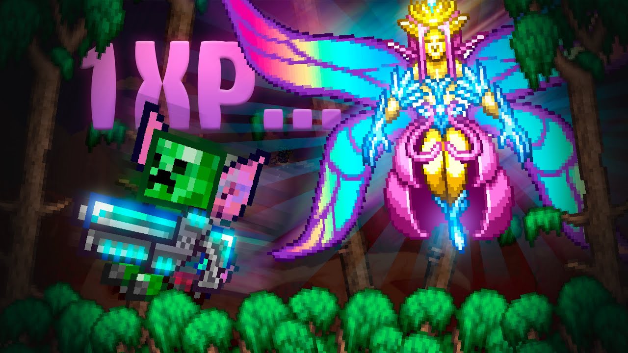 ТЕРРАРИЯ, Но У МЕНЯ 1 ХП! ПОЛНОЕ ПРОХОЖДЕНИЕ ТЕРРАРИИ! TERRARIA!