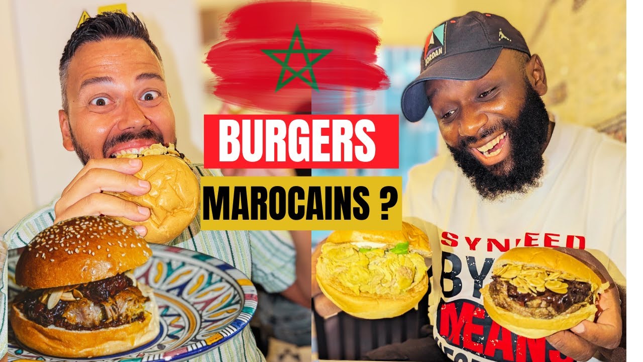 Il met des PLATS MAROCAINS dans des BURGERS : Tagine, poulet aux olives, ...? VLOG 1574