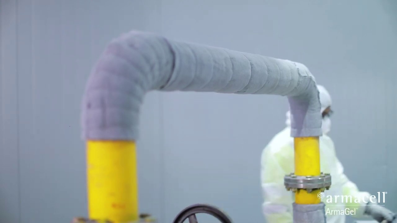 ArmaGel&trade; HT straight pipe application