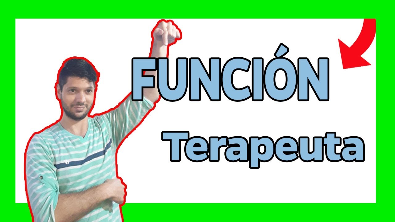 ¿Cuál es la FUNCIÓN de un 🧠TERAPEUTA?