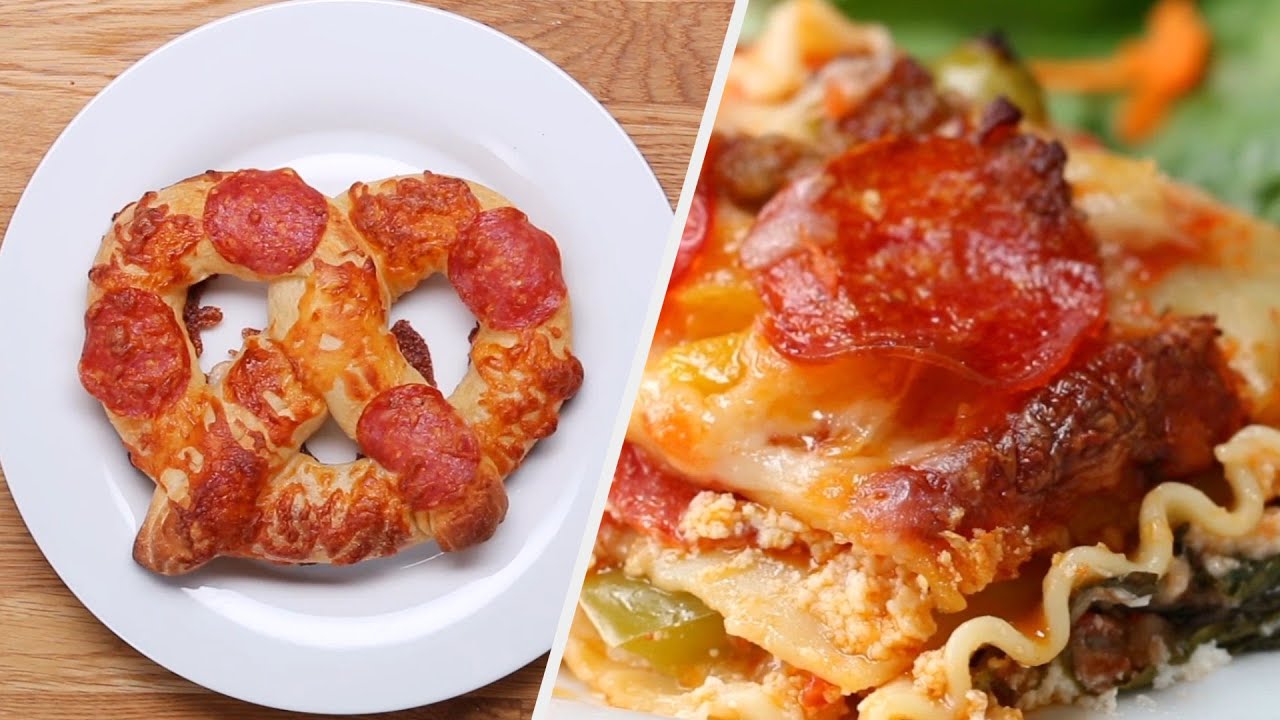 Pizza Snacks 5 Ways • Tasty Recipes