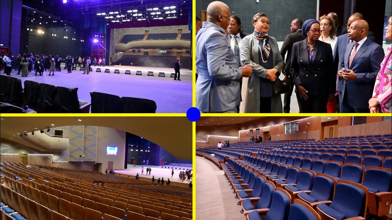💯% TRAVAUX : VISITE DU GOUVERNEMENT AU PLUS GRAND CENTRE CULTUREL & DES ARTS DE L'AFRIQUE CENTRALE