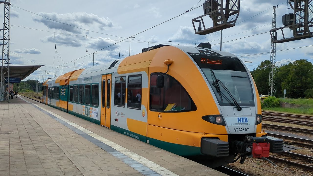 NEB|Mitfahrt im GTW auf der RB63 von Eberswalde Hbf bis Joachimsthal