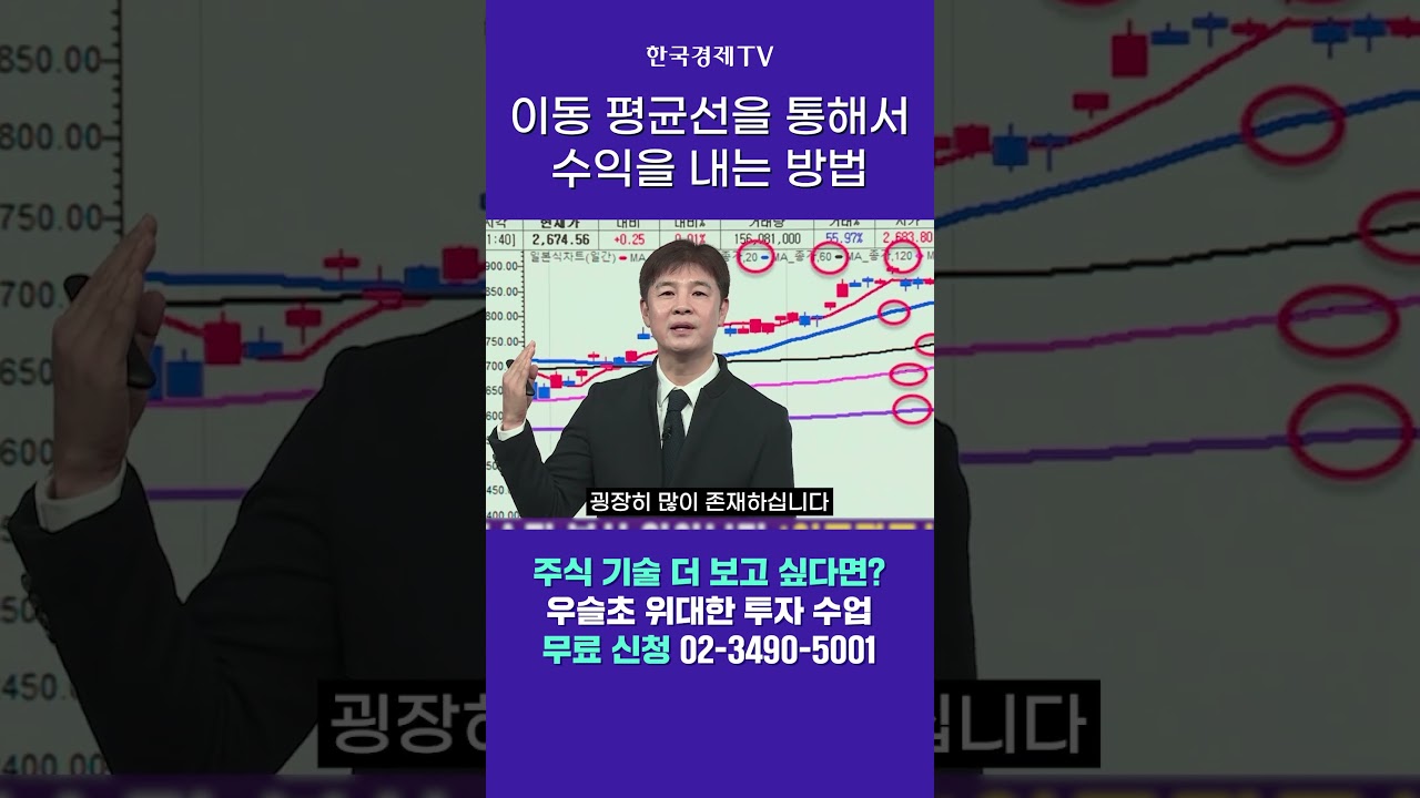 이동 평균선을 통해 수익 내는 법 | 와우넷 우슬초 위대한 투자 수업