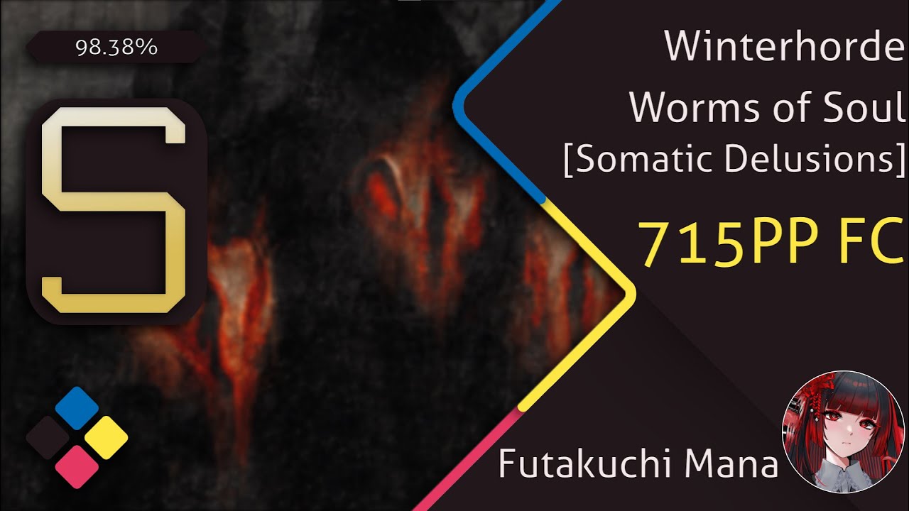 Futakuchi Mana | Winterhorde - Worms of Soul [Somatic Delusions] 98.38% FC,  715PP, #15 Global