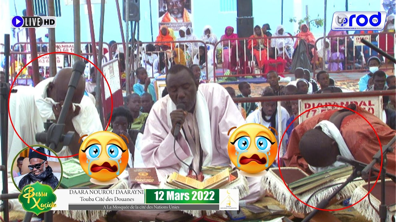 RAJASS SERIGNE BOLE MBAYE JOURNÉE KHASSIDA 2022 DAARA NOUROU DAARAYNI TOUBA CITE DES DOUANES