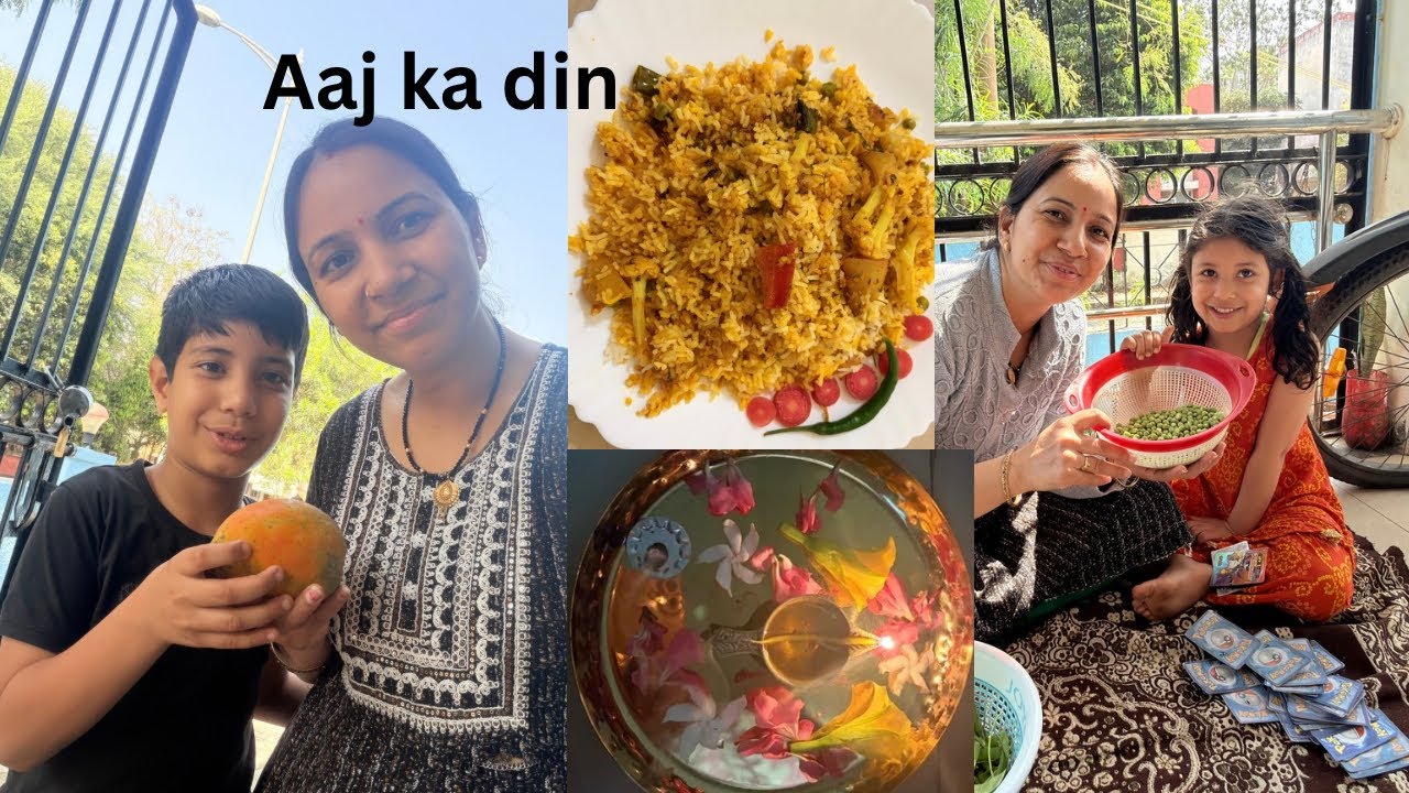 सुबह की पूजा से दिन के लंन्च तक का सफर 😍एनी ने की पापा की नक़ल | Manisha Bisht Vlogs |