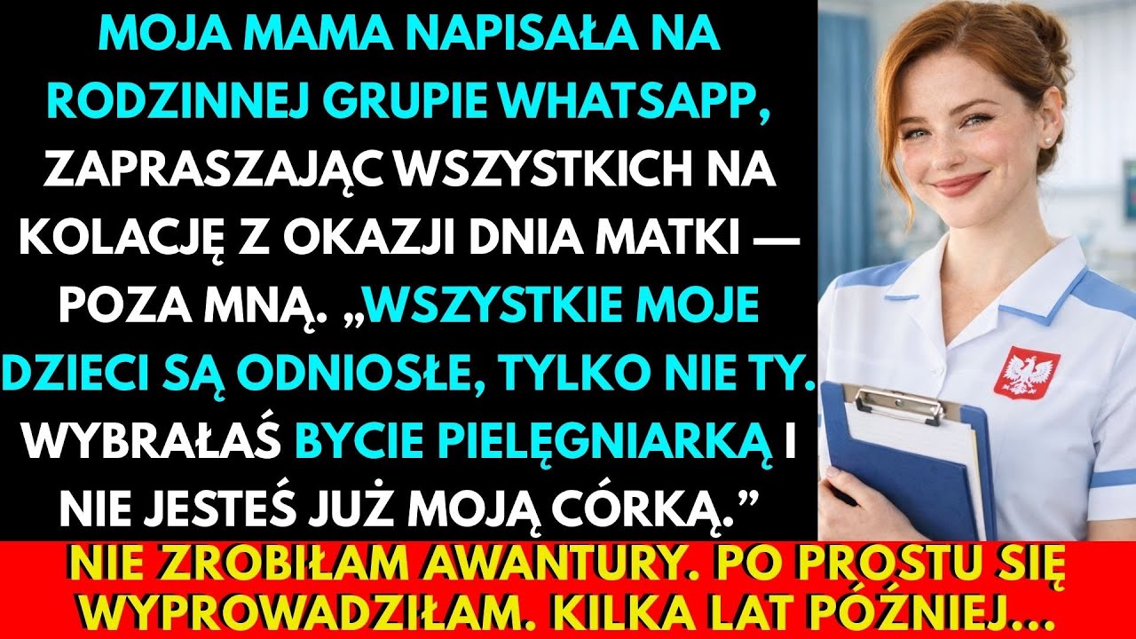 Rodzice Wyrzekli Się Mnie Za Bycie „Zwykłą Pielęgniarką” — Aż Marszałek Wypowiedział Moje Imię