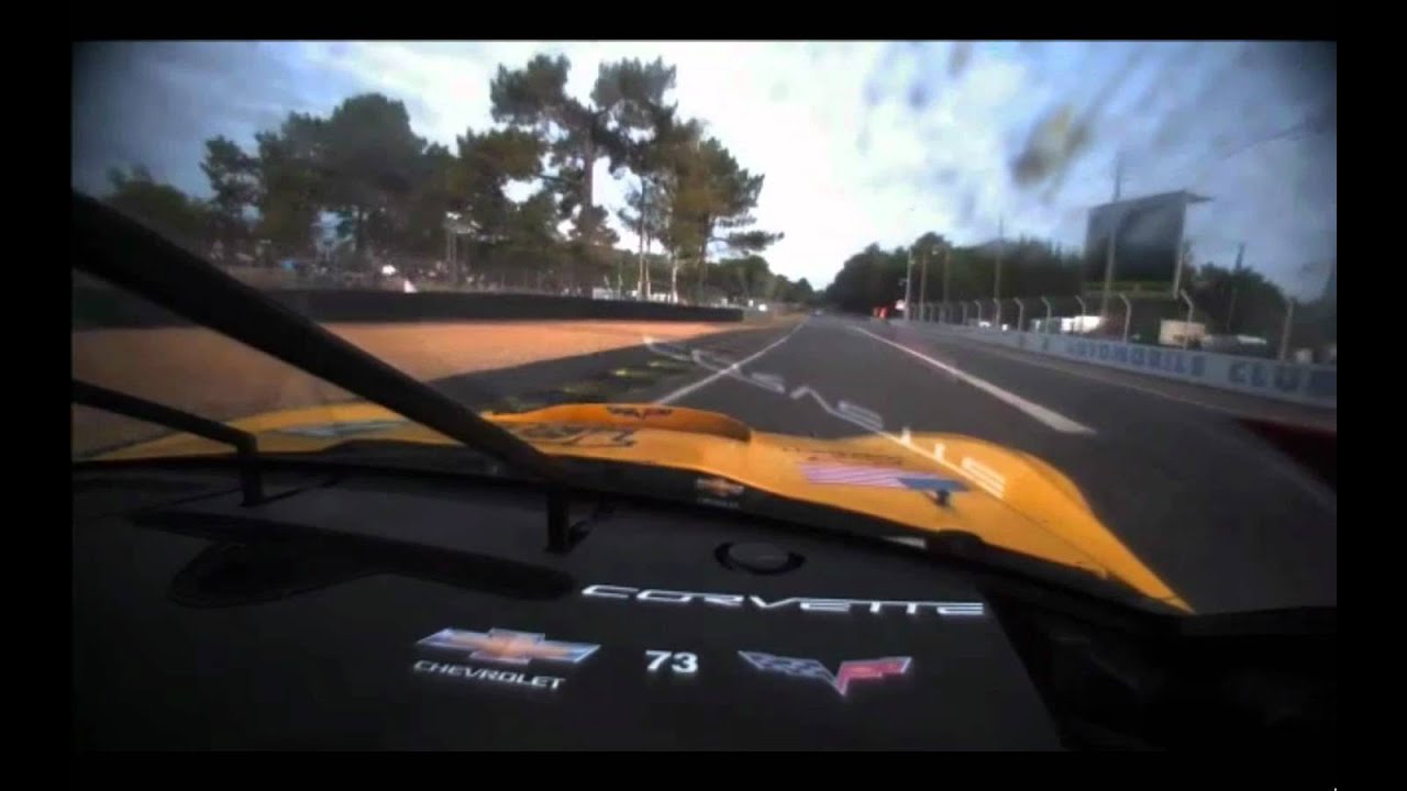 2011 24 Hours Le Mans Corvette Onboard Entering Morning Hours