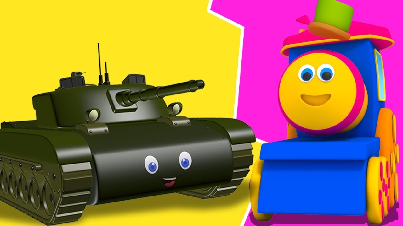 ボブトレイン| 陸軍キャンプ訪問| 陸軍車両を学ぶ| Bob Train Visit to Army Camp