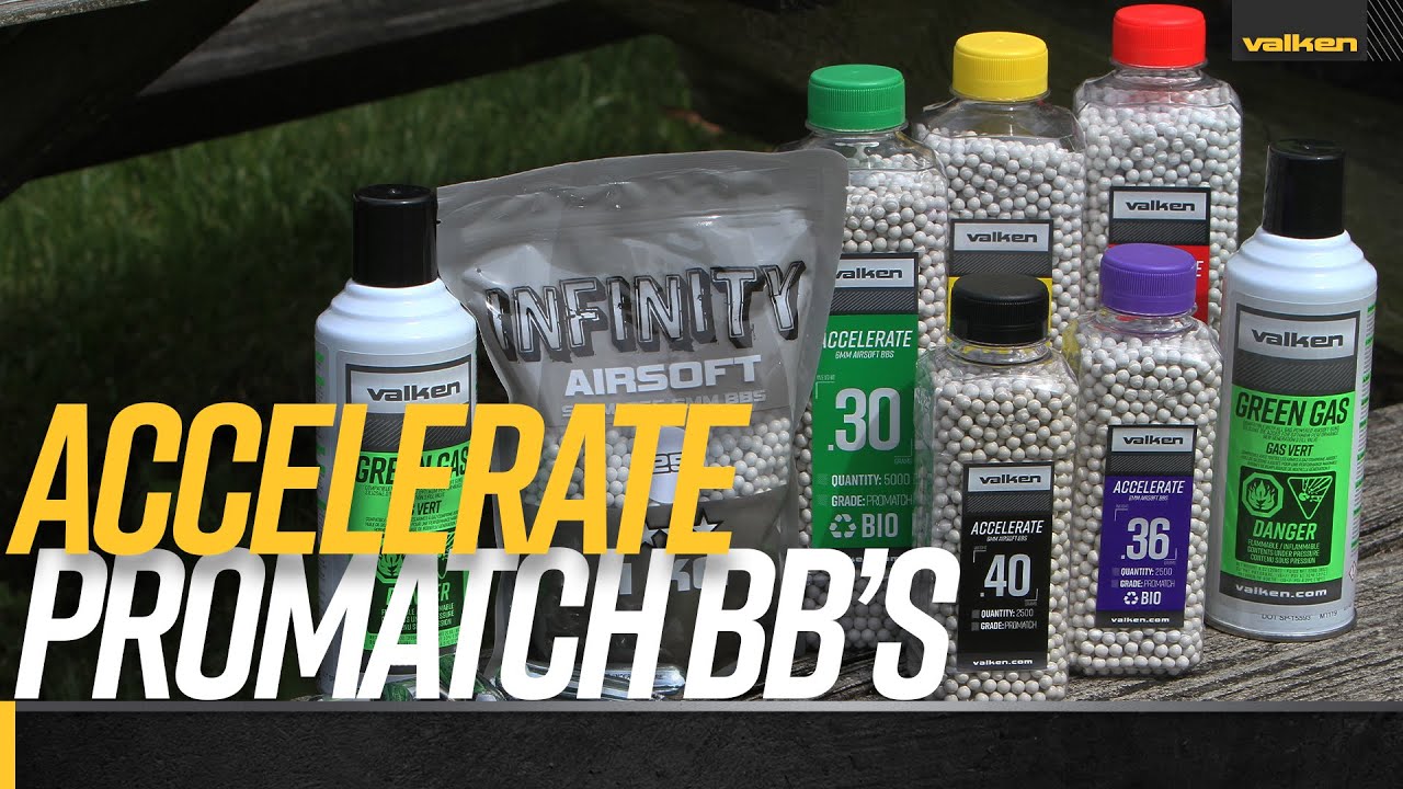 Valken Accelerate ProMatch Airsoft BBs