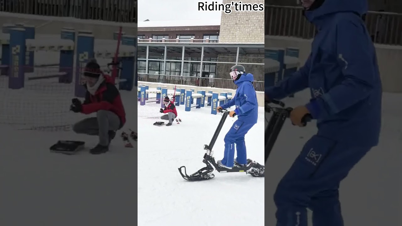 Riding'times G63 DIY 3-in-1 Electric Snow Scooter #snowscooter