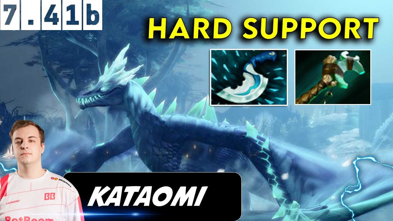 Kataomi` Winter Wyvern Hard Support - Dota 2 patch 7.41b Pro Player Full Gameplay
