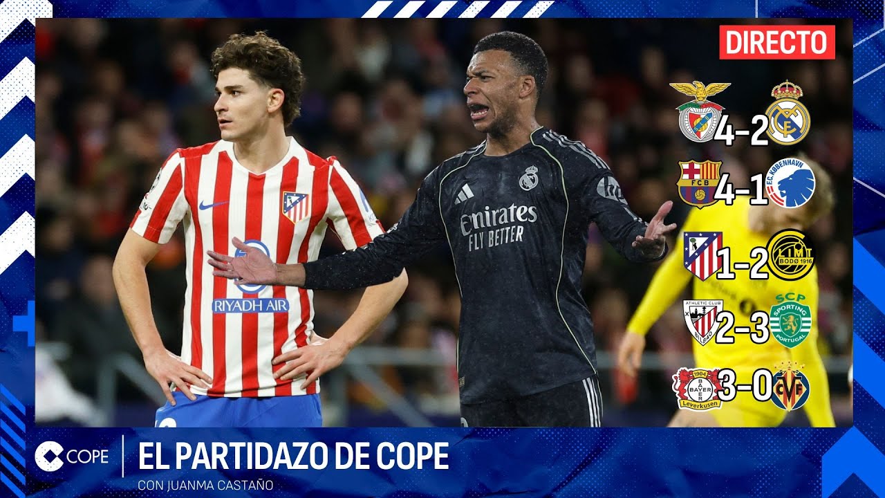 🔴 EL BARÇA TRIUNFA Y EL MADRID Y EL ATLETI SE ESTRELLAN I El Partidazo de COPE, con Juanma Castaño