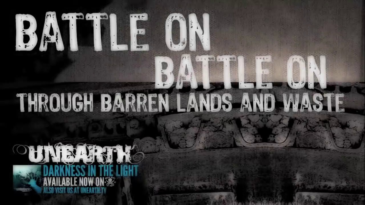 UNEARTH - ARISE THE WAR CRY Lyric Video