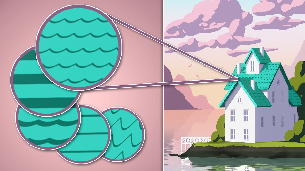How to Make Procedural Roofing Tiles (Cartoon)