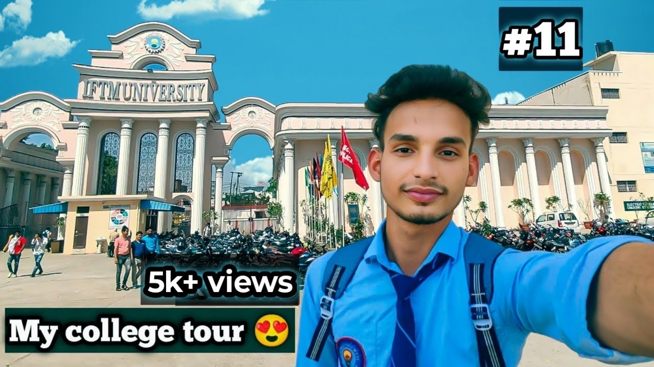 My college tour vlog / first day at college / iftm university Moradabad / sahil arya vlogs
