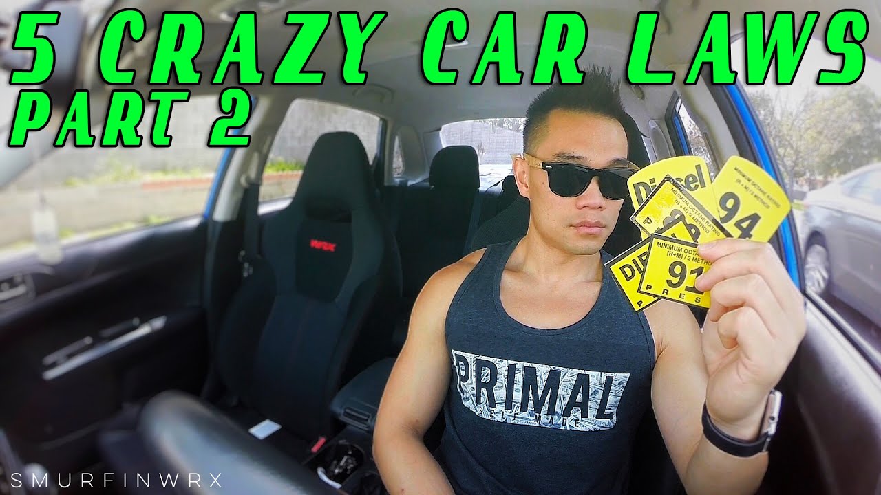 5 Crazy Car Laws PART 2