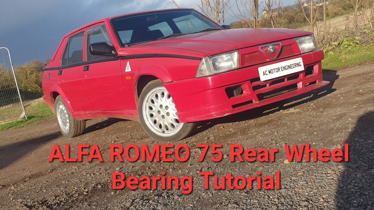 Инструкция по замене подшипника заднего колеса Alfa Romeo 75 3.0 V6