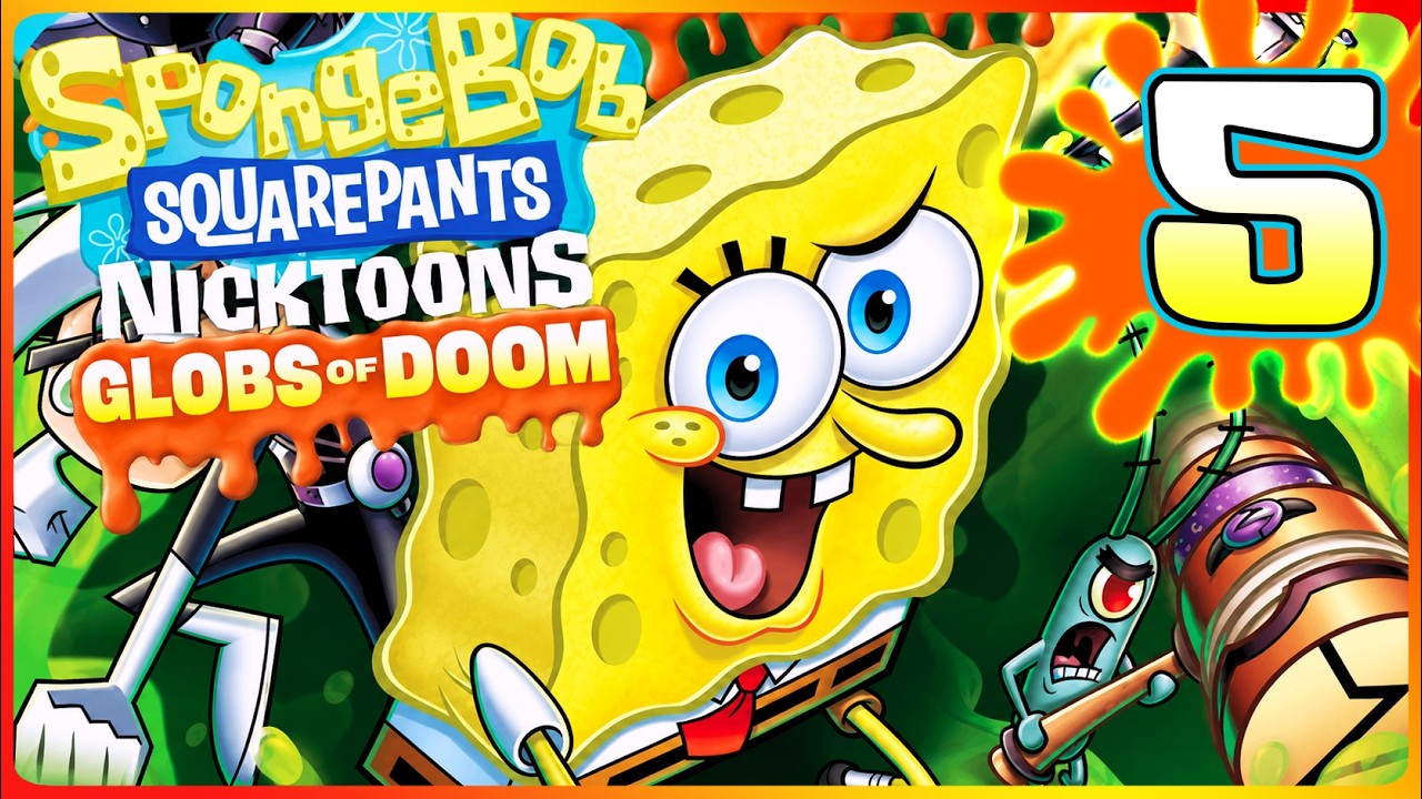 SpongeBob SquarePants & Nicktoons: Globs of Doom Walkthrough Part 5 (PS2, Wii) 100% Level 2 - 2