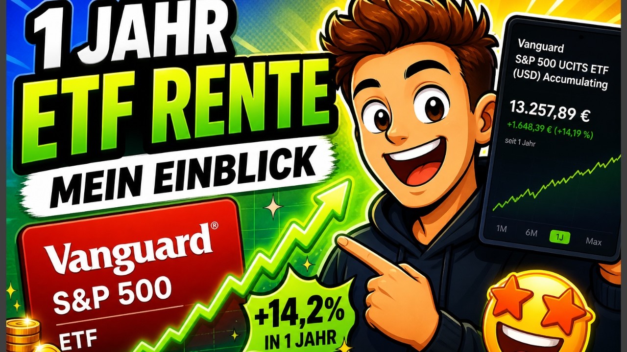 Meine Rente mit Vanguard S&P 500 ETF: Entwicklung nach 12 Monaten