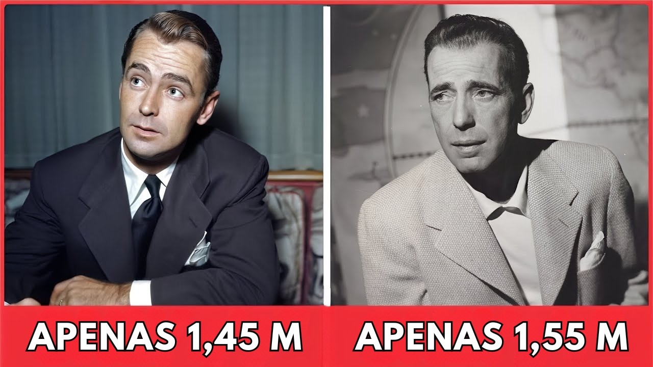 7 Atores da Era de Ouro de Hollywood que Eram Surpreendentemente Baixos