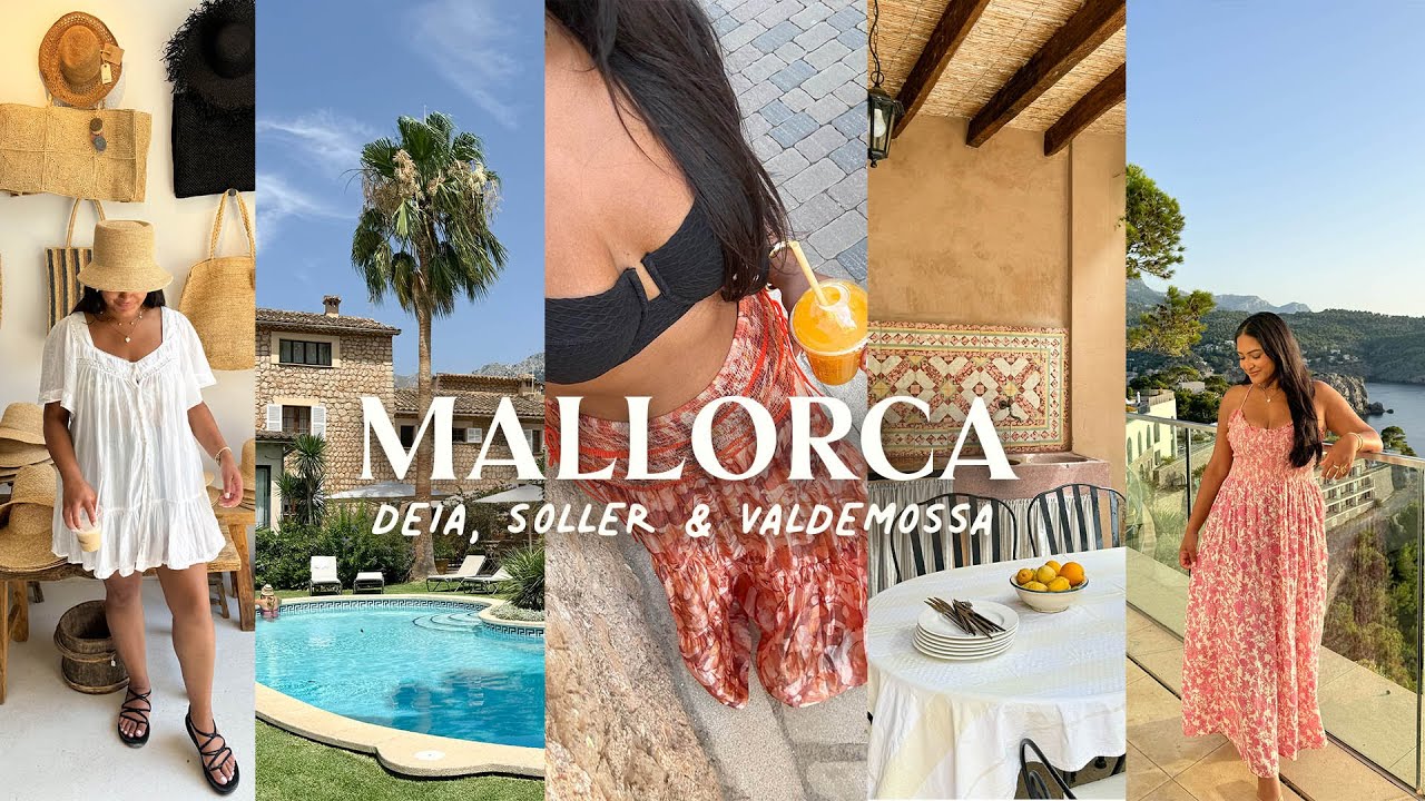 MALLORCA VLOG | exploring the adorable towns of Valdemossa, Deià & Sóller