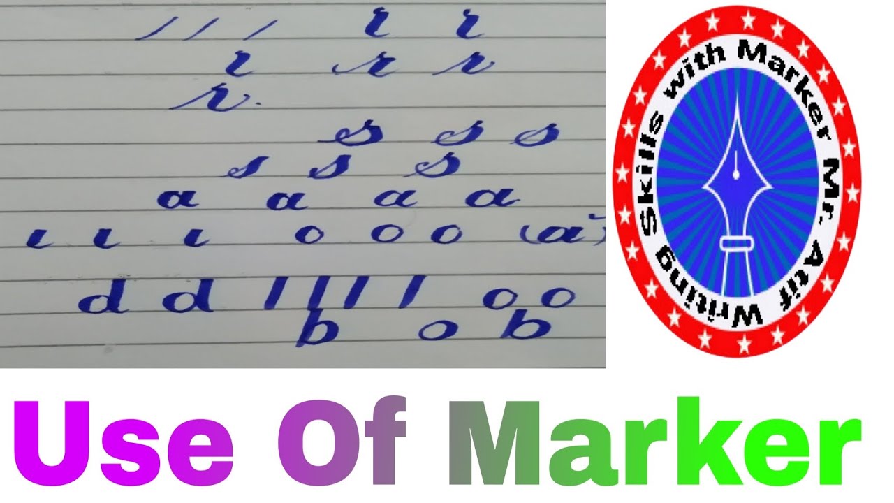 Use of marker || Learn how to write with 304 marker