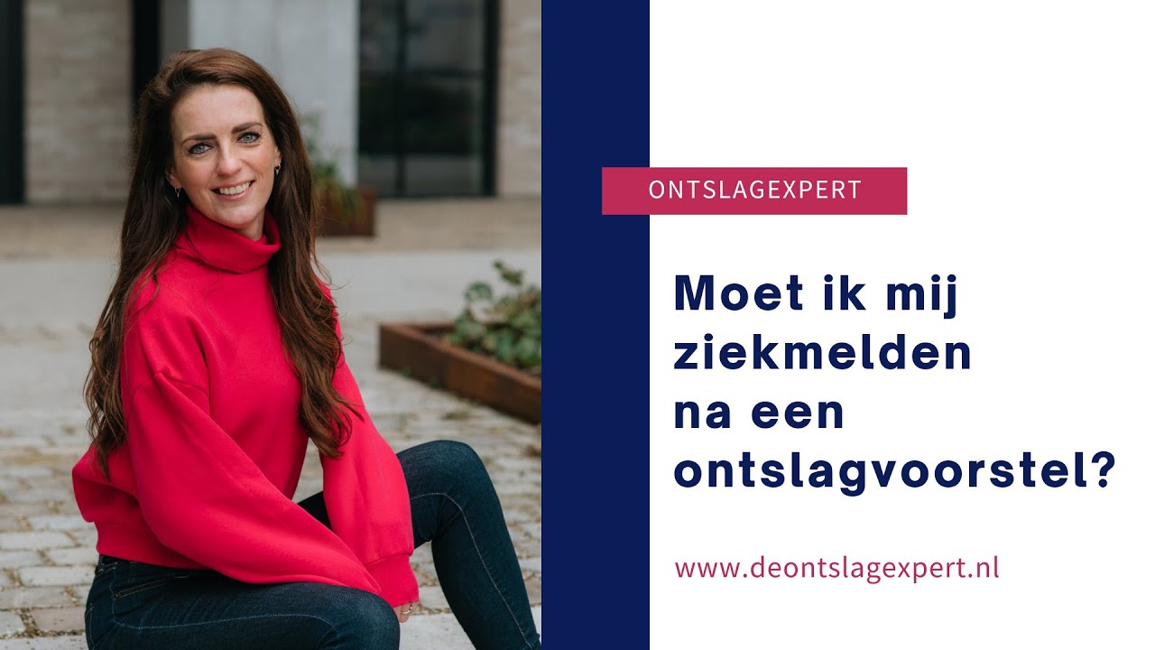 Moet ik mij ziekmelden wanneer ik een ontslagvoorstel heb gekregen?