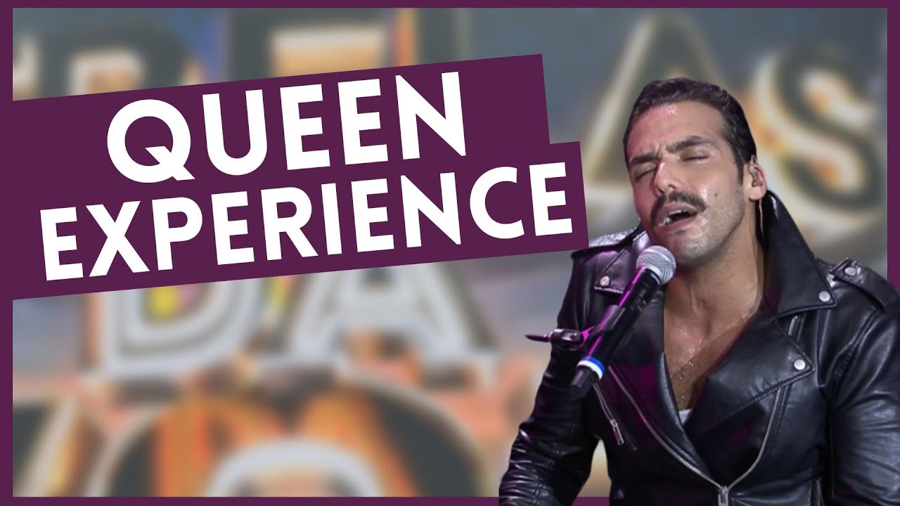 Queen Experience: banda agita auditório do Faustão com cover