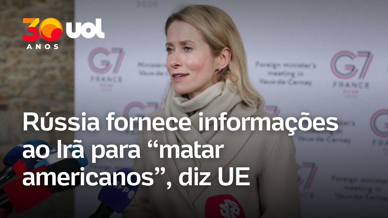 R&uacute;ssia est&aacute; fornecendo informa&ccedil;&otilde;es ao Ir&atilde; para 'matar americanos', diz chefe da diplomacia da UE