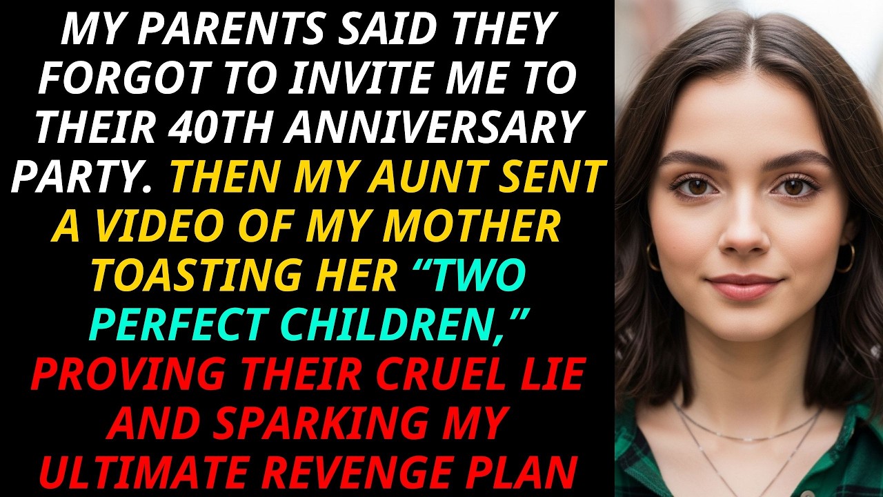 “We Forgot to Invite You” My Parents Said—Until a Video Toast to Their ‘Perfect Kids’ Exposed It All
