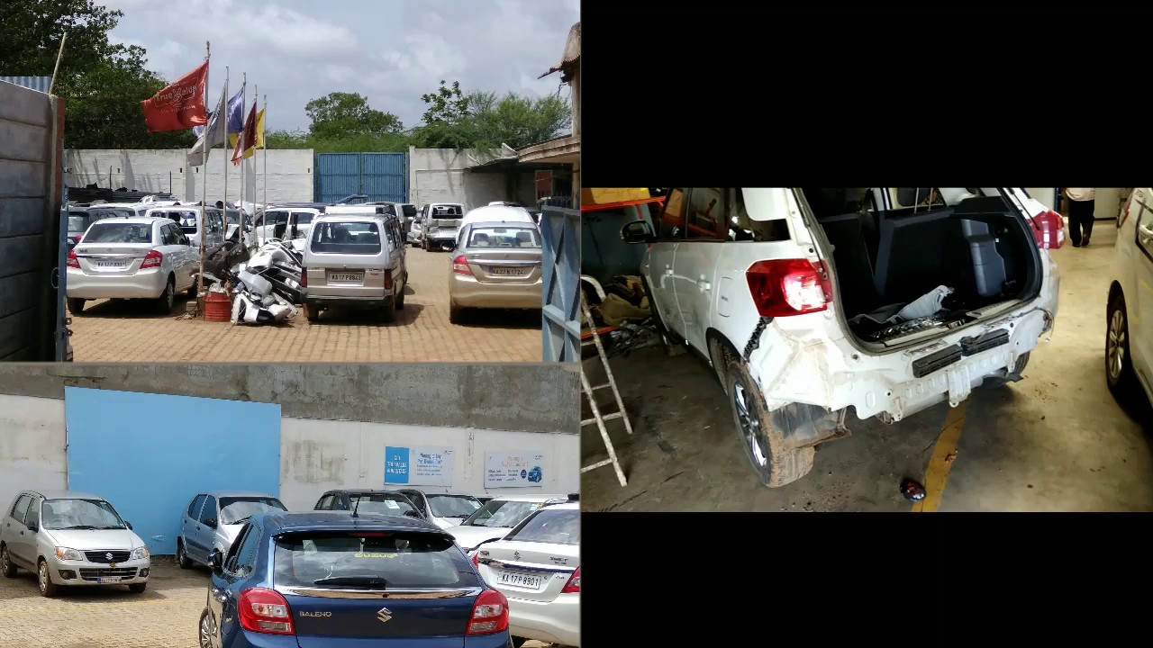Vitara Brezza|Baleno|accident|Repair station