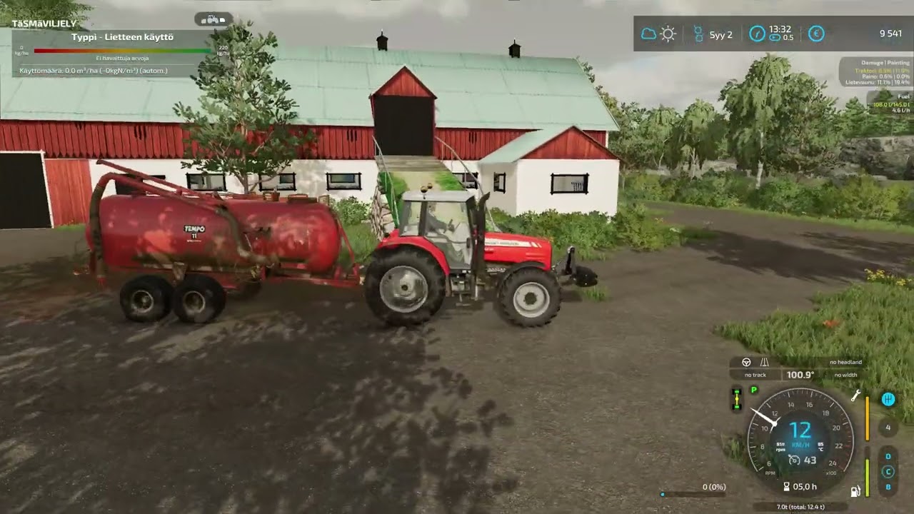 FS22 - Korpi#8 - Uusi navetta ja lietteen ajoa