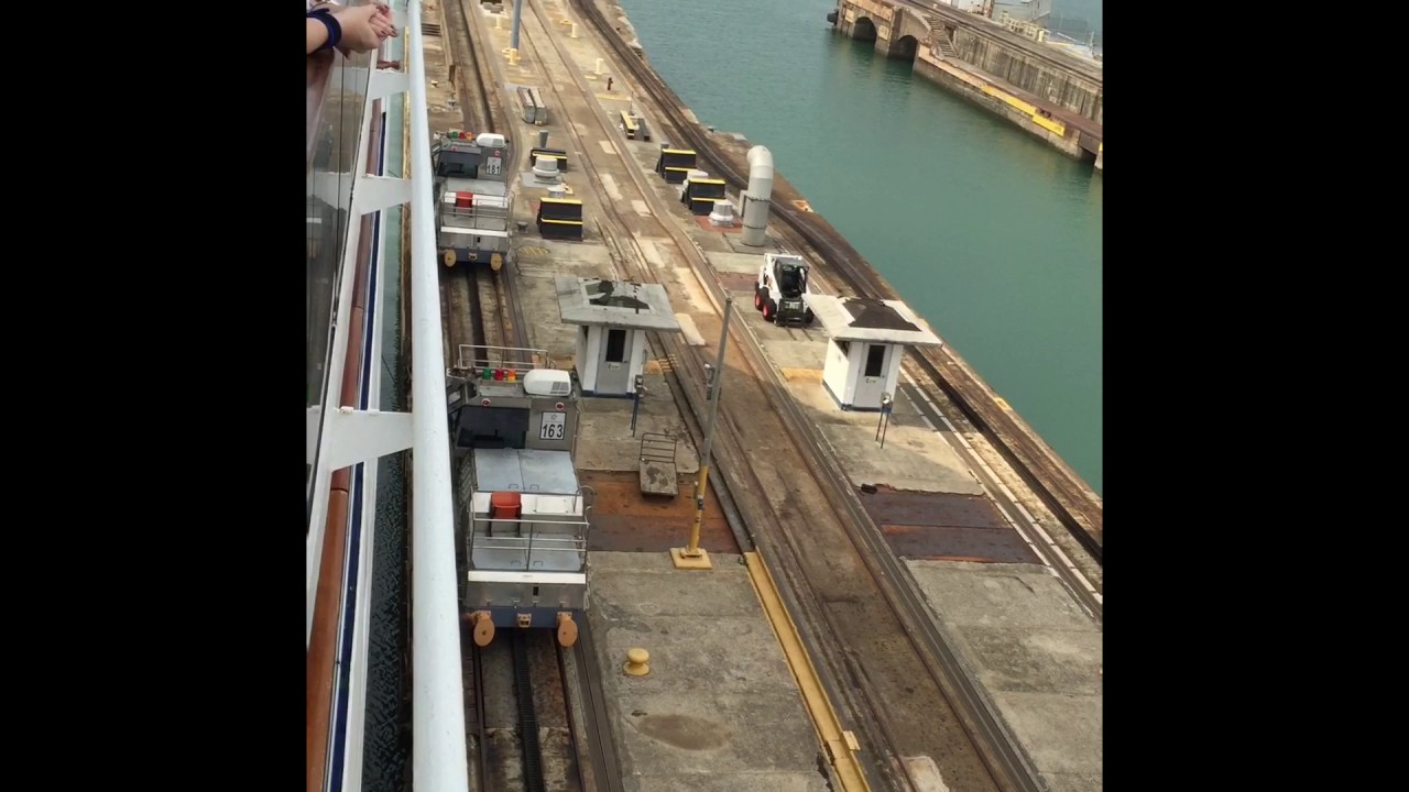 Ship through the Panama Canal