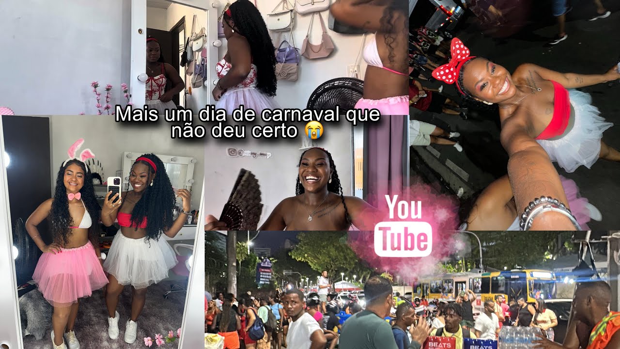 Mais um dia de carnaval que não deu muito certo 😭😂 #minnynovamente 