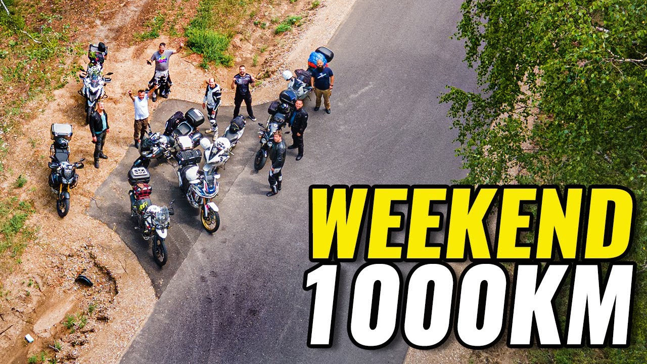 8 motocykli i 1000km po mazurach, Litwie i podlasiu