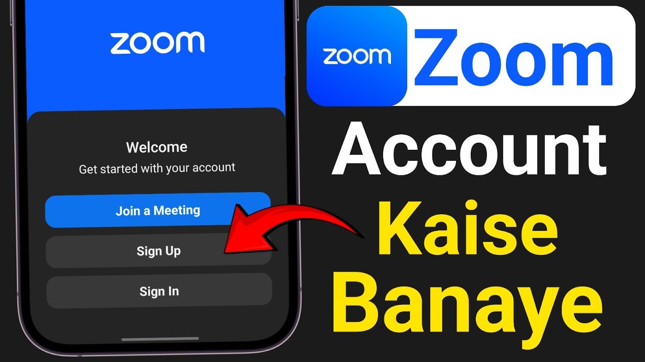 How to create zoom account || Zoom app ki id kaise banaen
