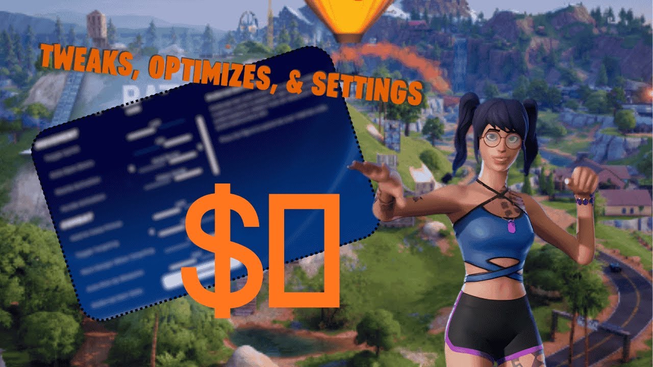The BEST Tweaks for $0 to get MAX FPS and Zero Ping Fortnite!