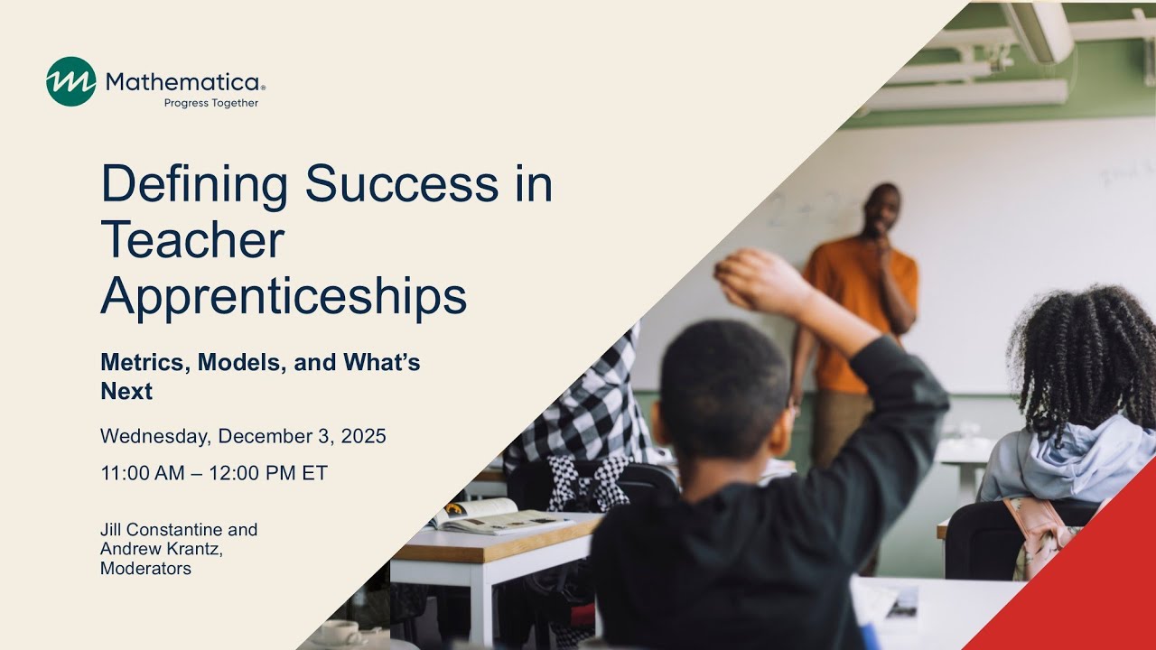 Defining Success in Teacher Apprenticeships