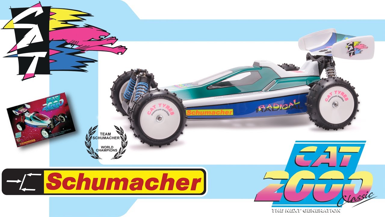 Шумахер CAT 2000 Классический винтажный радиоуправляемый автомобиль
