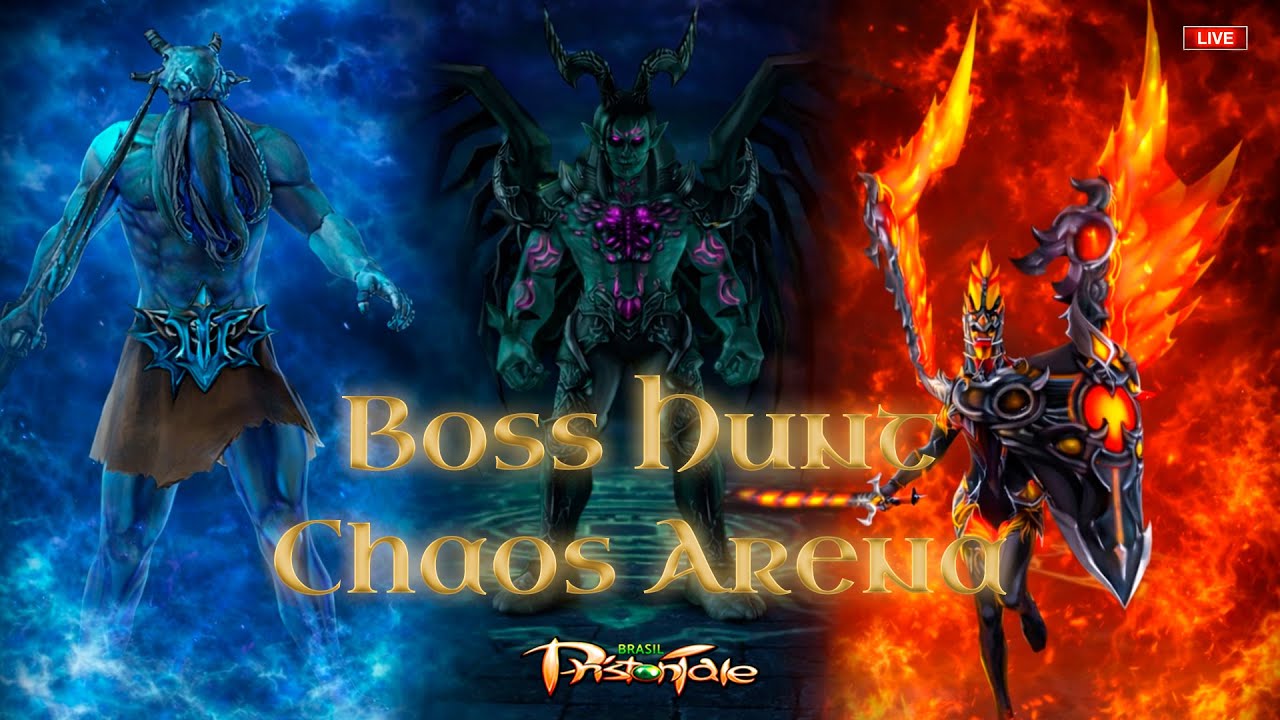 LIVE ON🔴⚔️ Boss Hunt e Chaos Arena !exitlag !loja !points !recrut