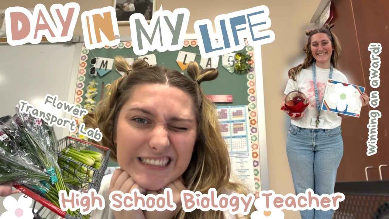 Realistic Day in My Life: High School Biology Teacher | Lab Setup, Award Surprise & Long Weekend!