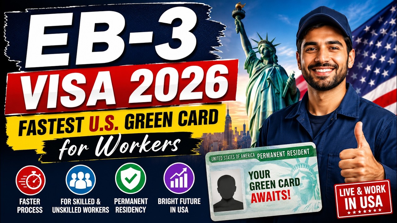 🇺🇸 Виза EB-3 2026 | Грин-карта США через спонсорство работодателя