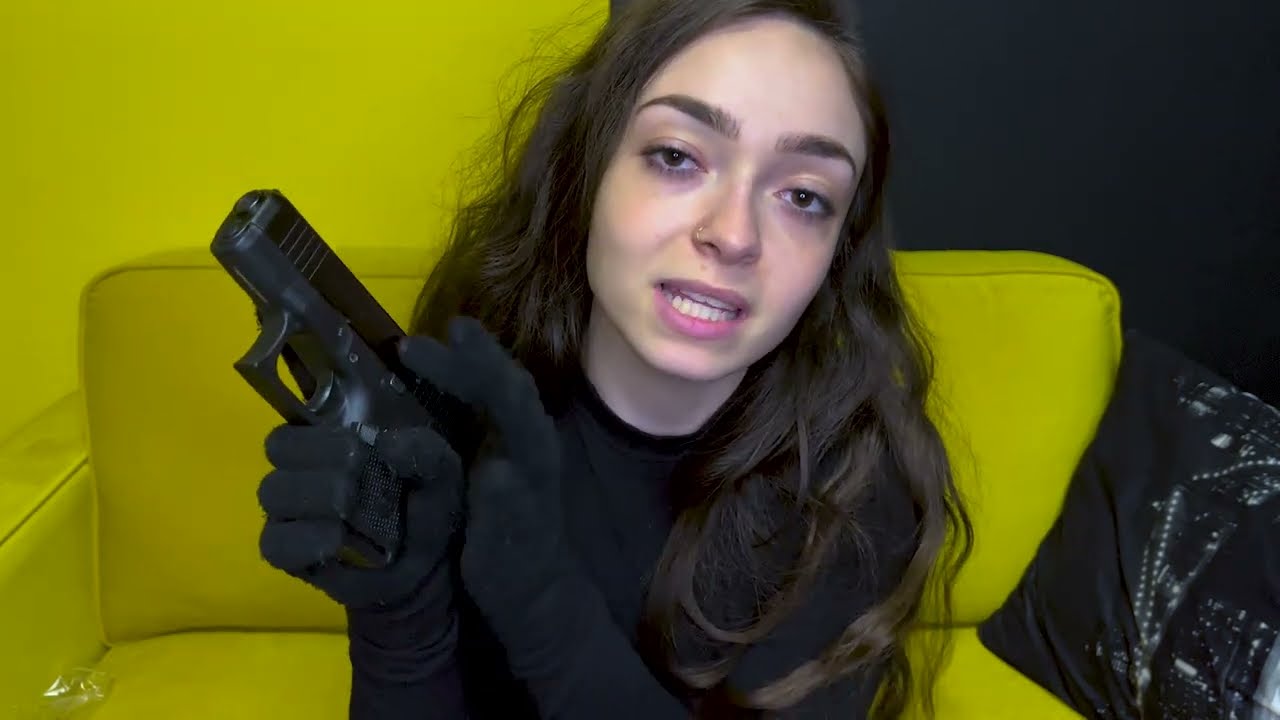 ASMR Intense Fast Reverse Robbery Roleplay w/ Tapping Whispering Fidgeting Gun Money & Silver Sounds