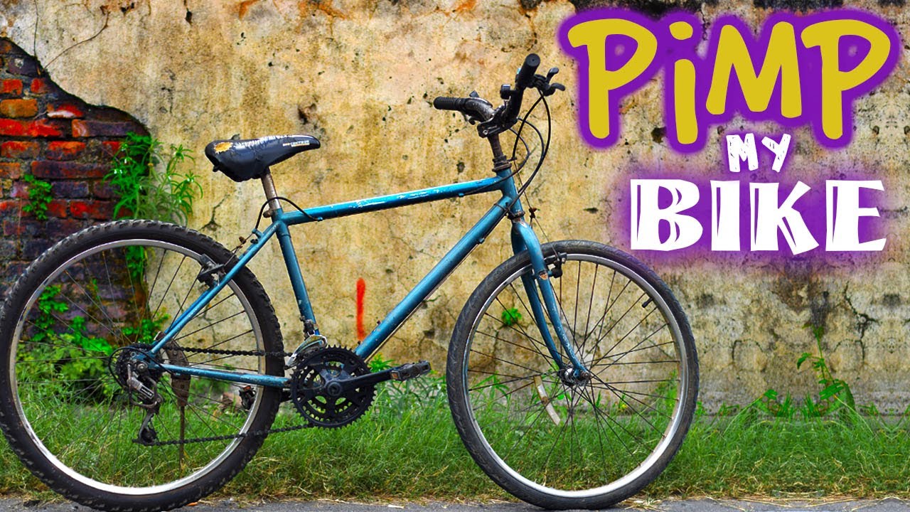 PIMP MY BIKE : Капитальный ремонт и перекраска классических горных велосипедов
