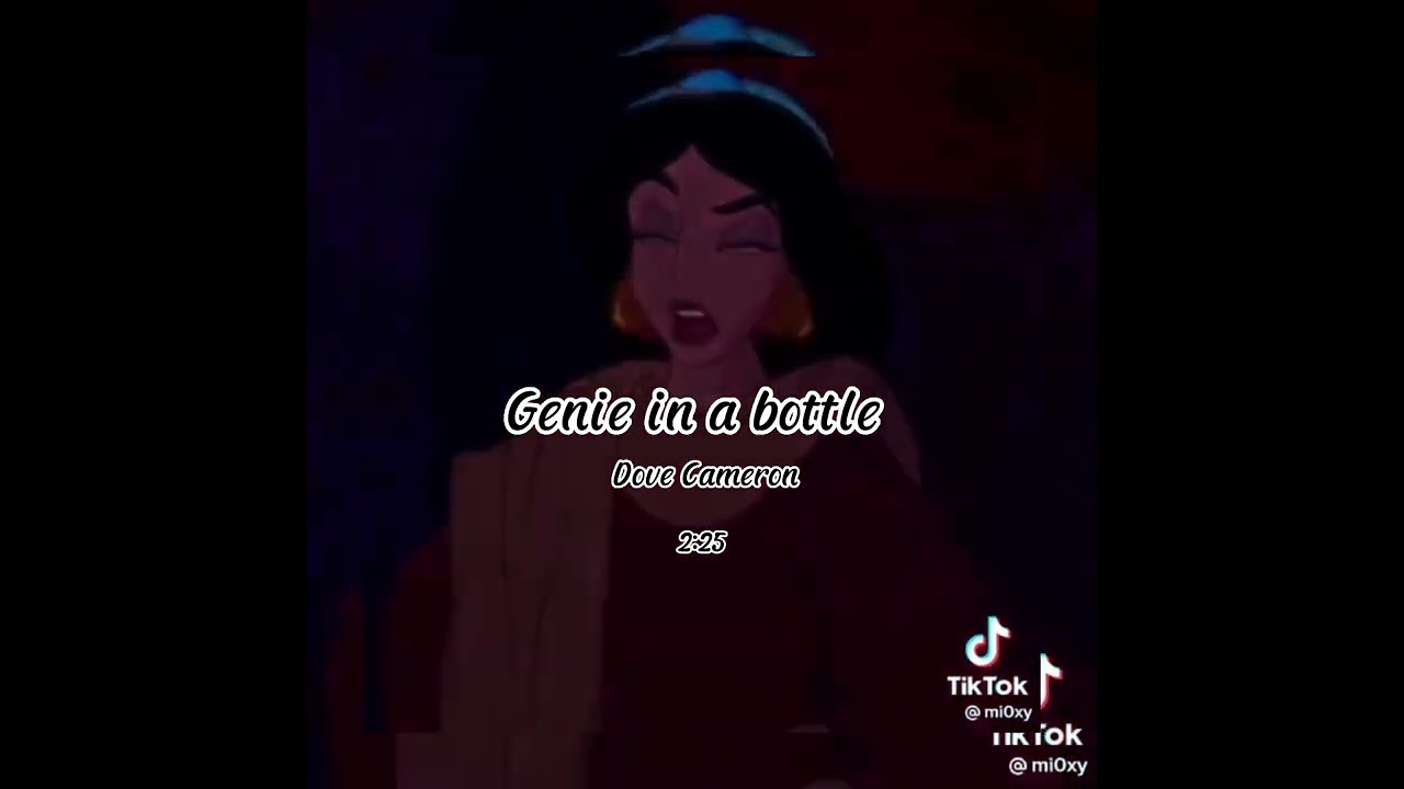 Genie in a bottle - Dove Cameron! (Sped up)