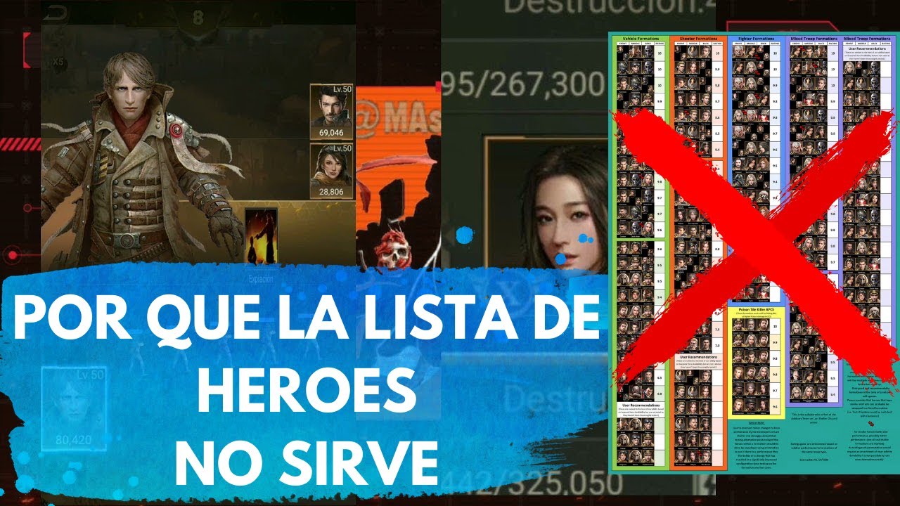 Last Shelter Survival // Destruyendo la LISTA DE HEROES - TeamMaster🤫🤓
