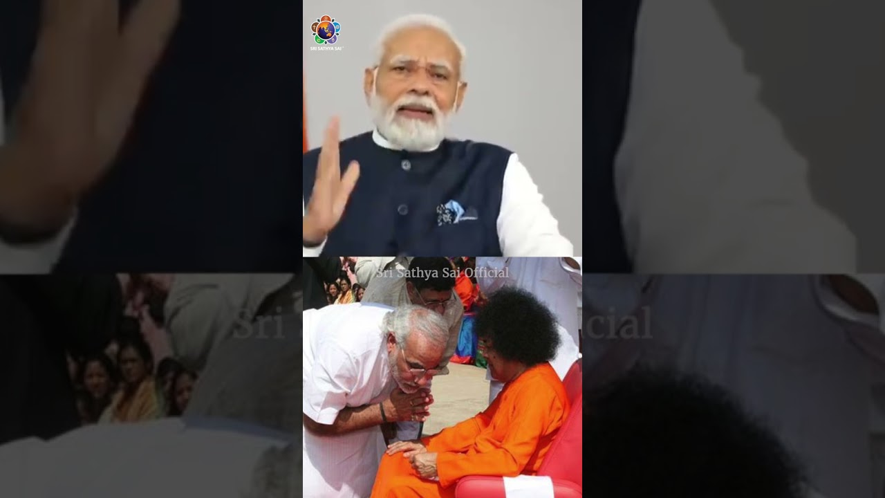 &rdquo;I was blessed to receive Sri Sathya Sai Baba's divine grace&rdquo; | Sri Narendra Modi